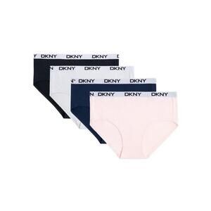 NWT DKNY Underwear Womens X Large Black Pink White Navy Microfiber 4Pack